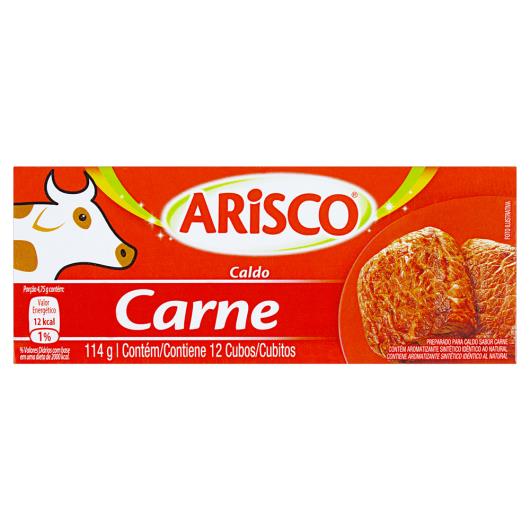 Caldo em Tablete Carne Arisco Caixa 114g 12 Unidades - Imagem em destaque