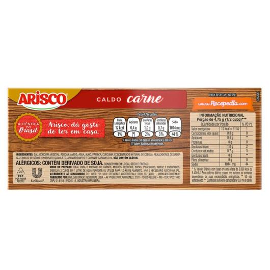 Caldo Tablete Carne Arisco 114g - Imagem em destaque
