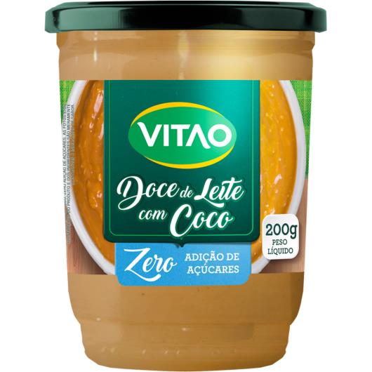 Doce de leite com coco Vitao Zero Açúcar 200g - Imagem em destaque