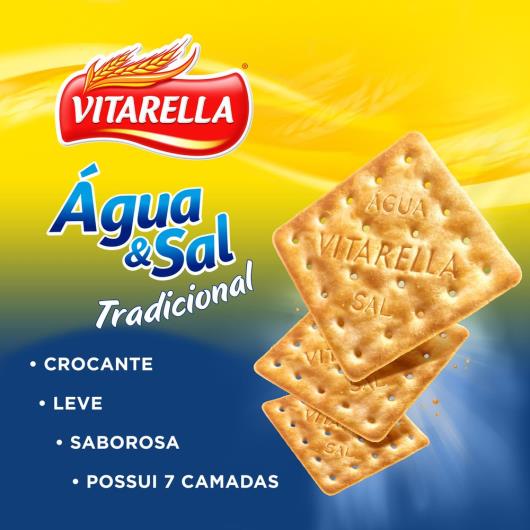 Biscoito água e sal Vitarella 400g - Imagem em destaque