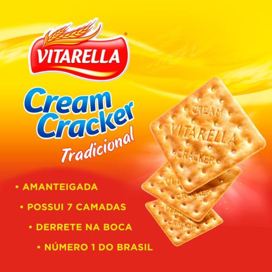 Biscoito cream cracker Vitarella 400g - Imagem em destaque