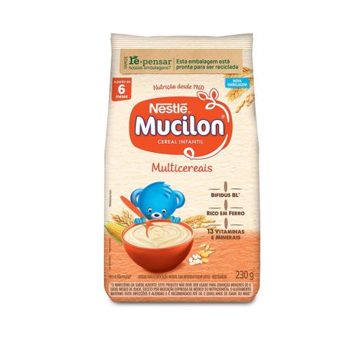 Cereal Infantil NESTLÉ Mucilon Multicereais Sachê 230g - Imagem em destaque
