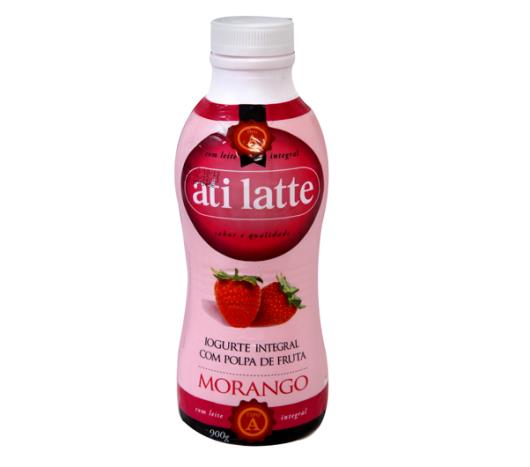 iogurte Liquido integral Ati Latte Sabor Morango 900g - Imagem em destaque