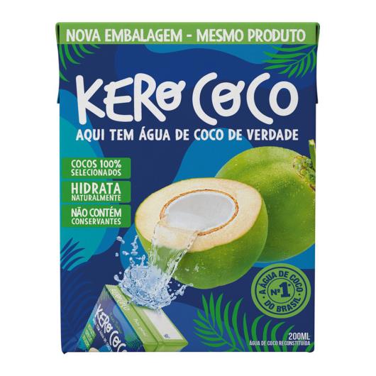 Água De Coco Esterilizada Kero Coco Caixa 200Ml - Imagem em destaque