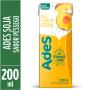 Bebida de soja Ades sabor pêssego 200ml