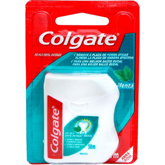 Fio dental Colgate menta 50m - Imagem em destaque