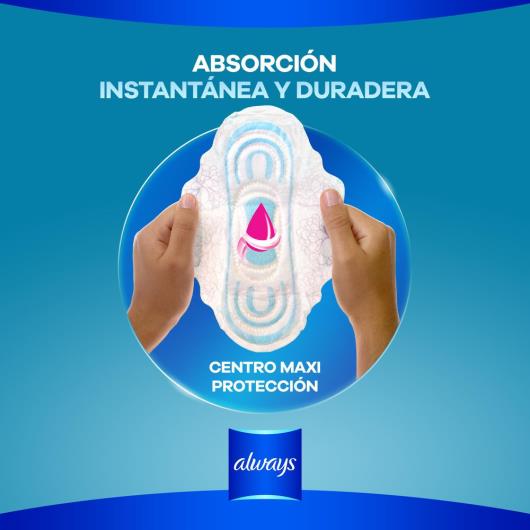 Absorvente Always Maxi proteção Seca com abas 8 Unidades - Imagem em destaque