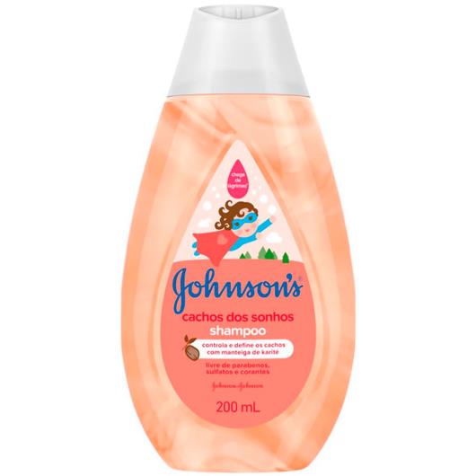 Shampoo Johnson's Baby para cabelos cacheados  200ml - Imagem em destaque