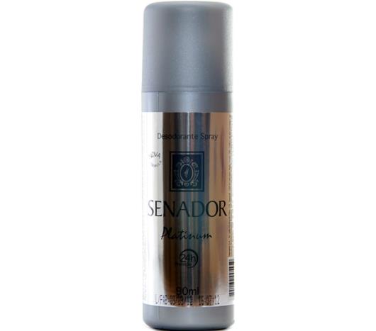 Desodorante Senador platinum spray 90ml - Imagem em destaque
