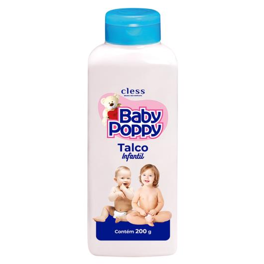 Talco Infantil Baby Poppy Cless 200g - Imagem em destaque