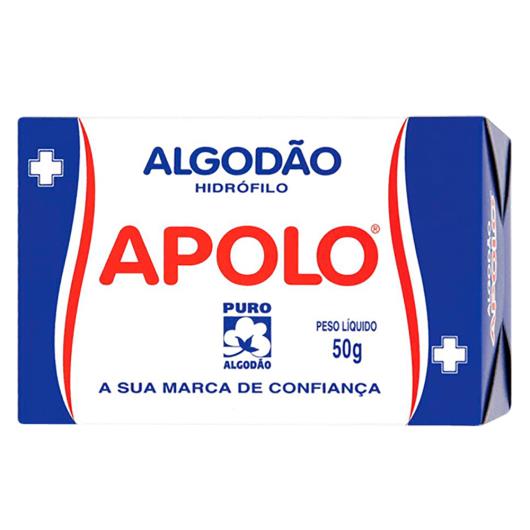 Algodão Apolo hidrófilo 50g - Imagem em destaque