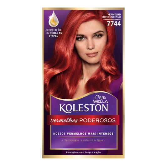 Coloração 7744 vermelho super intenso Koleston Wella 1un - Imagem em destaque