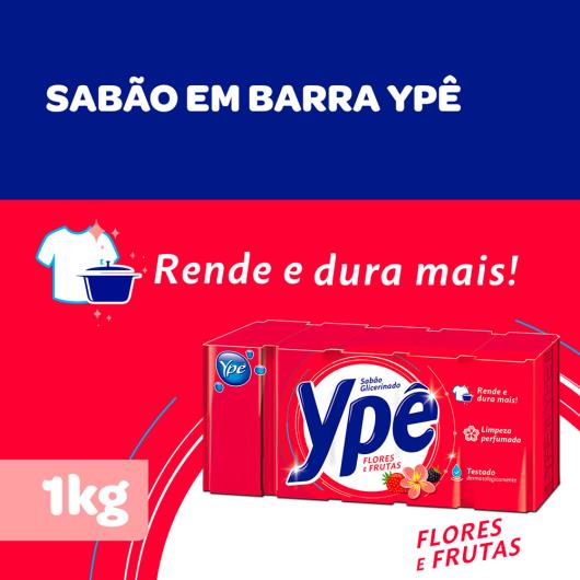 Sabão em pedra Ypê flores e frutas com 5 unidades 1kg - Imagem em destaque