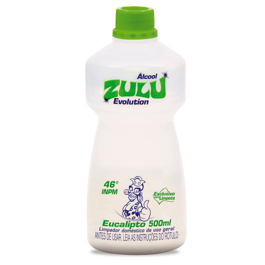 ÁLCOOL ZULU EVOLUTION EUCALIPTO 46°INPM 500ML - Imagem em destaque