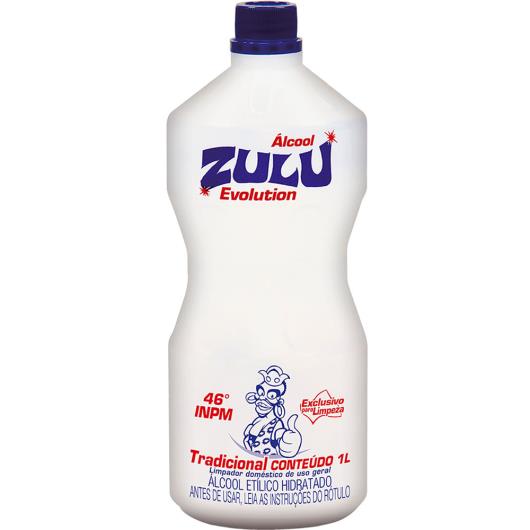 Álcool Zulu evolution tradicional 1L - Imagem em destaque