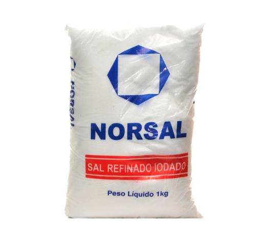 Sal refinado Norsal 1kg  - Imagem em destaque