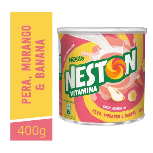 NESTON Vitamina - Pó para preparo instantâneo Morango, Pera e Banana 400g - Imagem em destaque