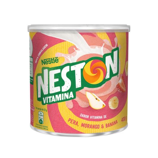 NESTON Vitamina - Pó para preparo instantâneo Morango, Pera e Banana 400g - Imagem em destaque