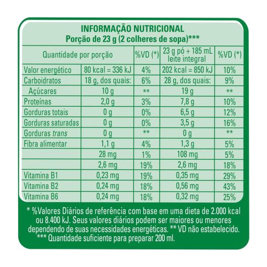 NESTON Vitamina - Pó para preparo instantâneo Morango, Pera e Banana 400g - Imagem em destaque