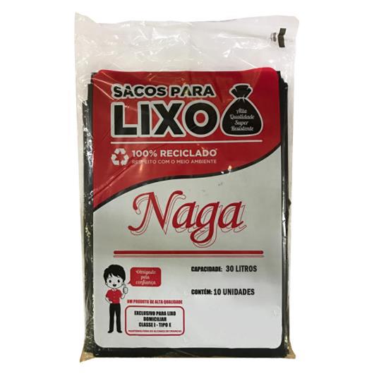 Saco Lixo Naga 30l Azul 10 Unidades - Imagem em destaque