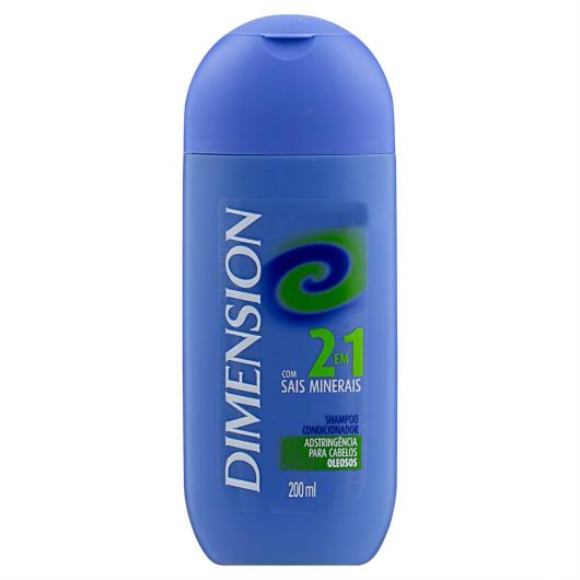 Shampoo 2 em 1 Dimension Cabelos Oleosos Frasco 200ml - Imagem em destaque