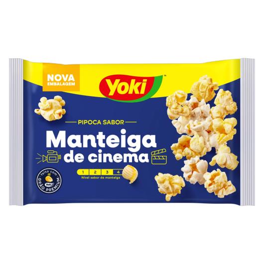 Milho para pipoca microondas manteiga de cinema Yoki 100g - Imagem em destaque