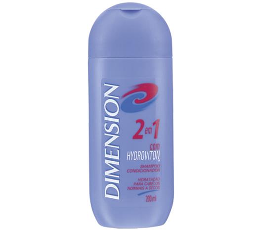 Shampoo Dimension anticaspa 2 em 1 cabelos secos 200ml - Imagem em destaque