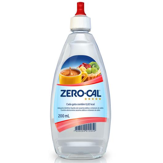 Zero-Cal Sacarina Adoçante Líquido 200ml - Imagem em destaque