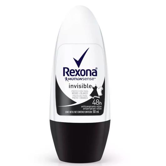 desodorante rexona roll on invisible 50ml - Imagem em destaque
