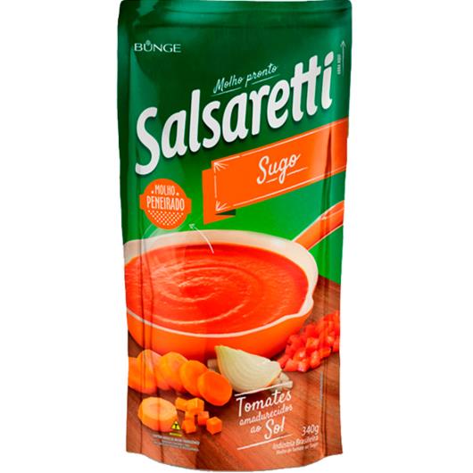 Molho de tomate sugo Salsaretti sachê 340g  - Imagem em destaque