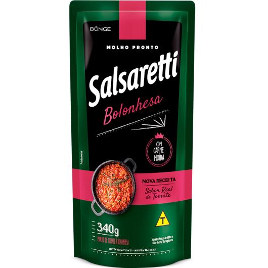 Molho de tomate a bolonhesa Salsaretti sachê 340g - Imagem em destaque
