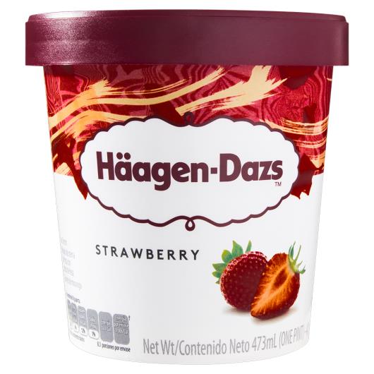 Sorvete sabor morango Haagen-Dazs 473ml - Imagem em destaque