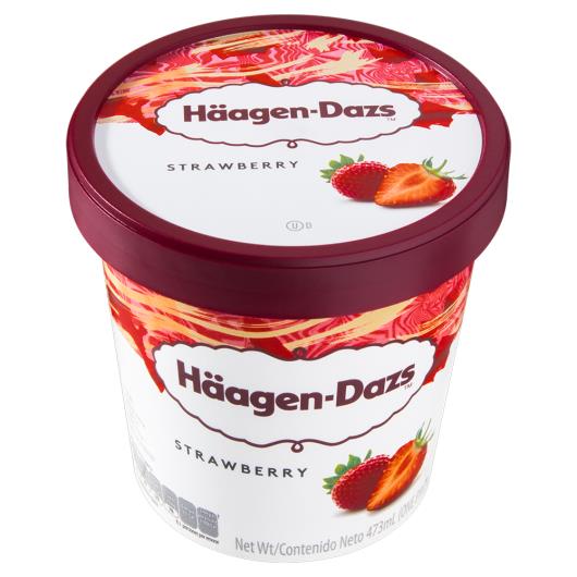 Sorvete sabor morango Haagen-Dazs 473ml - Imagem em destaque