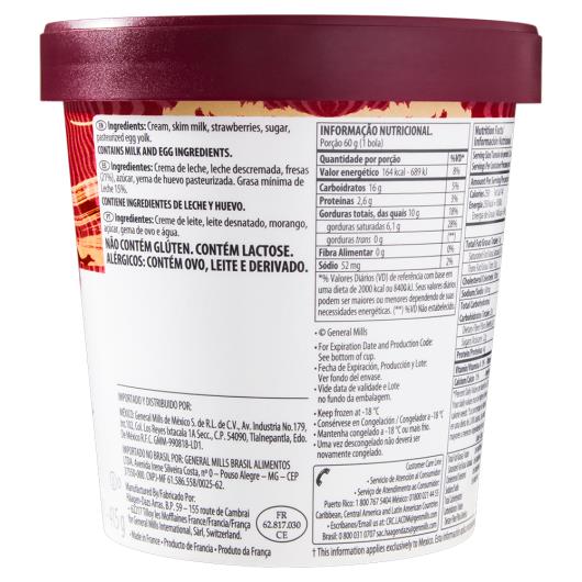 Sorvete sabor morango Haagen-Dazs 473ml - Imagem em destaque