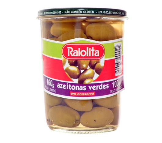 Azeitona Raiolita Verde Vidro 100g - Imagem em destaque