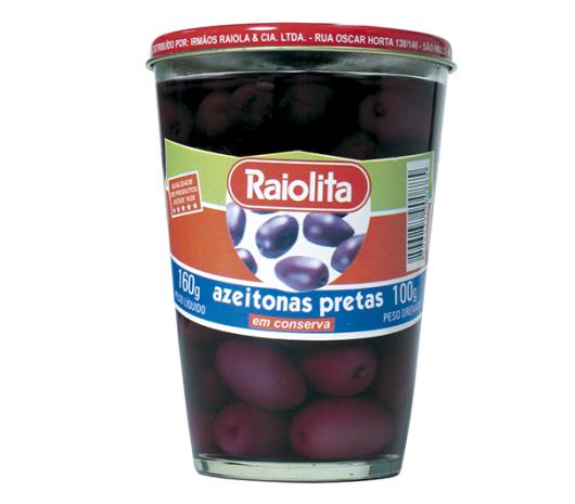 Azeitona Raiolita Preta Vidro 100g - Imagem em destaque