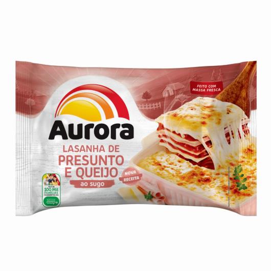 Lasanha Aurora Presunto e Queijo 600g - Imagem em destaque