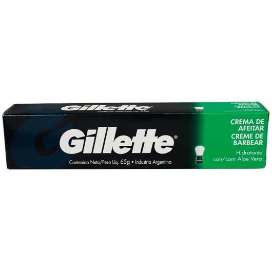 Creme de barbear Gillette hidratante com aloe vera 65g - Imagem em destaque