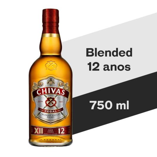 Whisky Chivas Regal 12 anos Escocês 750 ml - Imagem em destaque