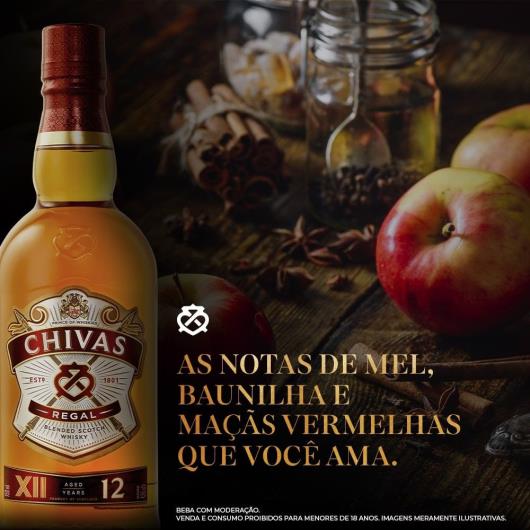 Whisky Chivas Regal 12 anos Escocês 750 ml - Imagem em destaque