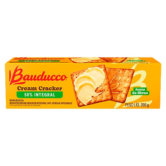Biscoito Bauducco Cream Cracker 50% Integral 200g - Imagem em destaque